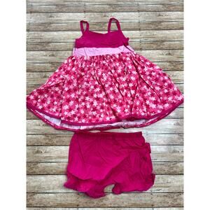 NWT Girl August Fashion Girl Barbie Dress with Bloomers 4T
